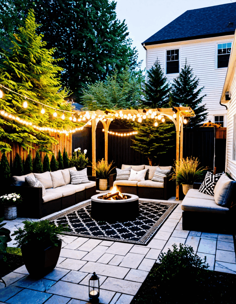 the yard