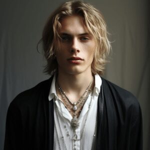 pearl necklace men