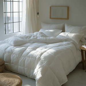 white comforter