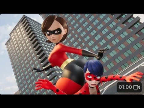 Video Thumbnail: Elastigirl Vs Miraculous Ladybug - The Incredibles (Elastigirl Wins)