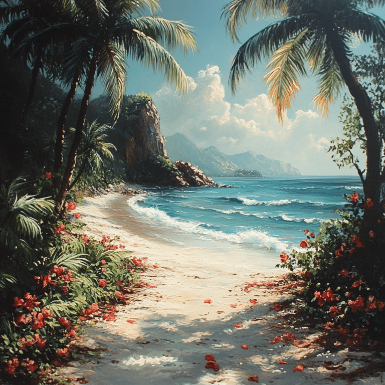 the island