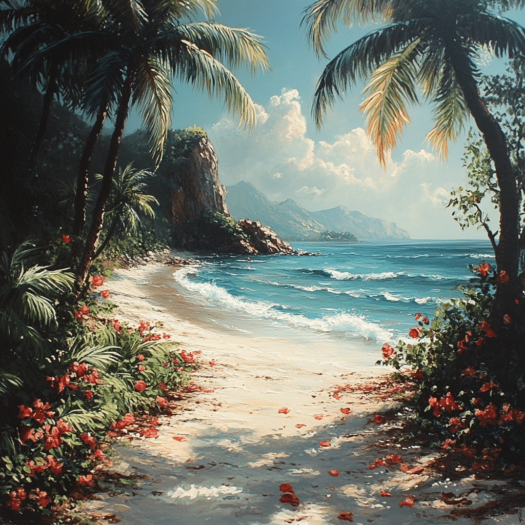 the island